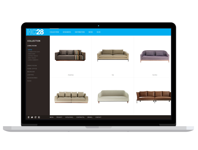 HC28家具品牌公司建站 英文品牌商城 外贸网站 跨境电商高端品牌网站